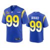 aaron donald rams royal super bowl lvi patch game jersey