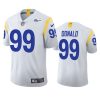 aaron donald rams white 2021 vapor limited jersey