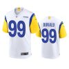 aaron donald rams white alternate game jersey