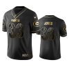 aaron jones packers black golden edition jersey