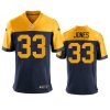 aaron jones packers navy throwback new jersey