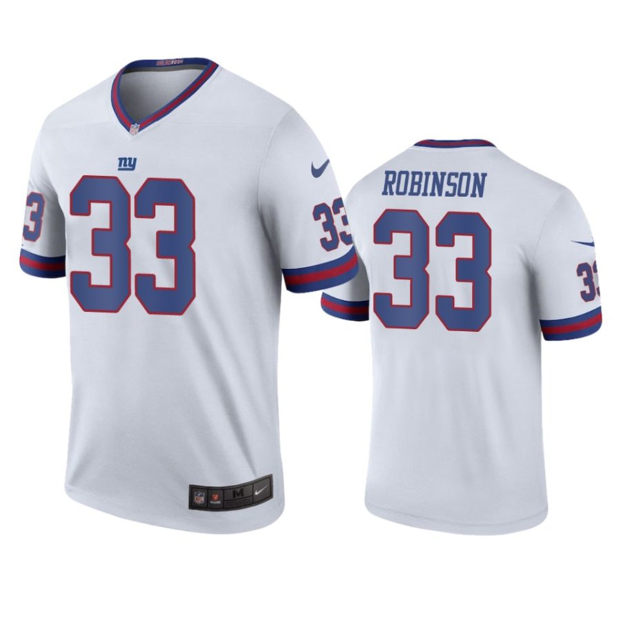 aaron robinson color rush legend giants white jersey