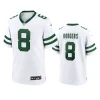 aaron rodgers jets 2024 game legacy white jersey