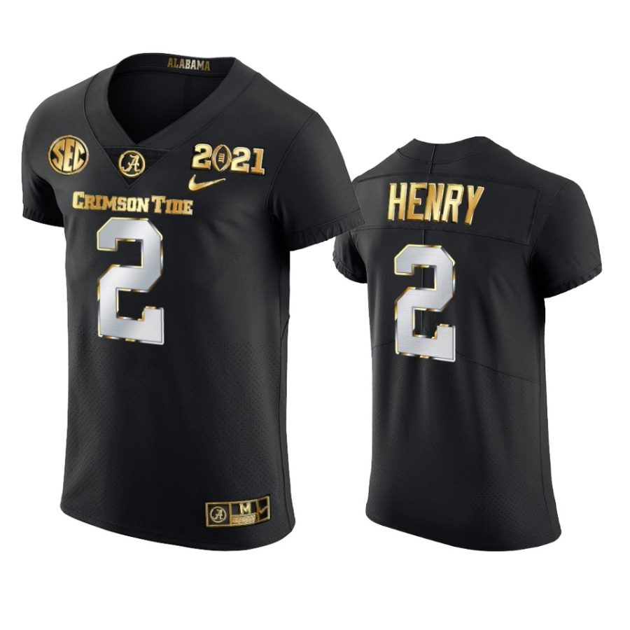 alabama crimson tide derrick henry black 2021 national championship jersey