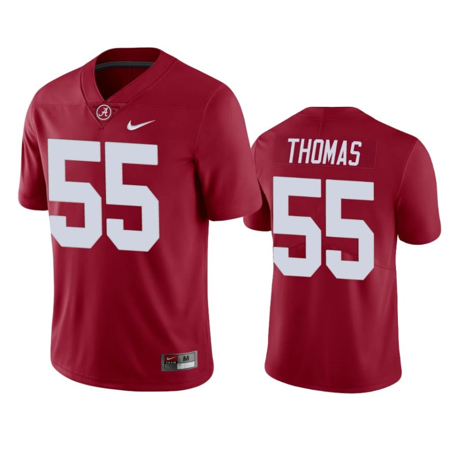 alabama crimson tide derrick thomas crimson limited jersey