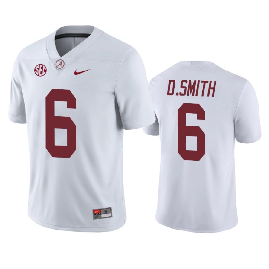 alabama crimson tide devonta smith white game jersey