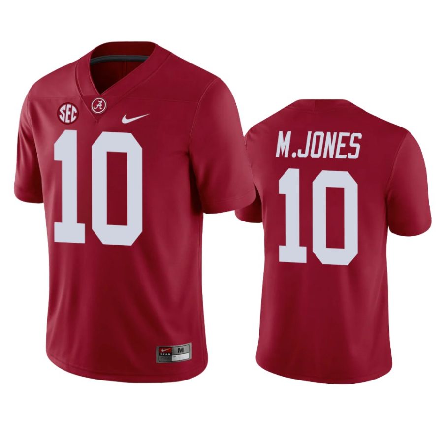 alabama crimson tide mac jones crimson game jersey