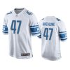 alex anzalone lions white game jersey