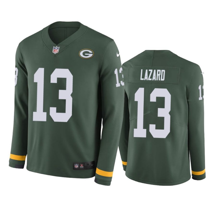 allen lazard packers green therma long sleeve jersey