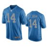 amon ra st. brown lions blue throwback game jersey