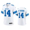 amon ra st. brown lions white 2024 game jersey