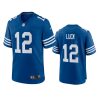 andrew luck colts royal alternate game jersey