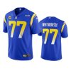 andrew whitworth rams royal captain patch vapor limited jersey