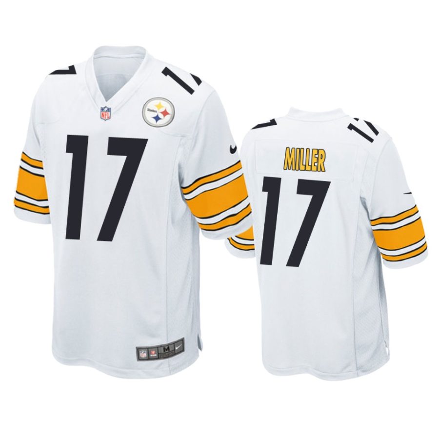 anthony miller steelers white game jersey