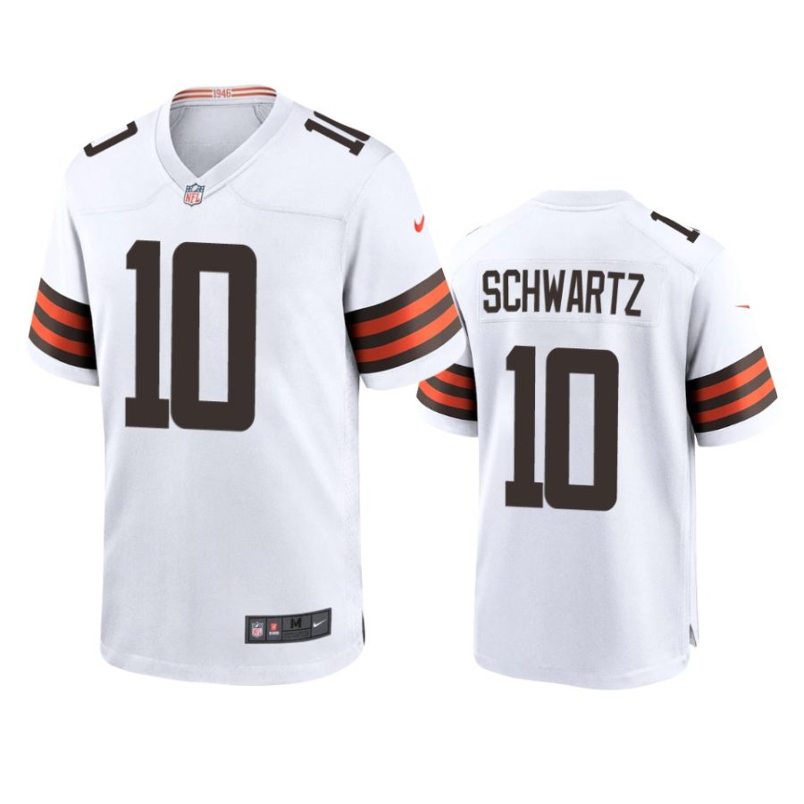 anthony schwartz browns white game jersey