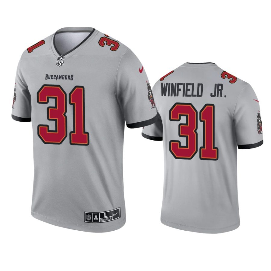 antoine winfield jr. buccaneers 2021 inverted legend gray jersey