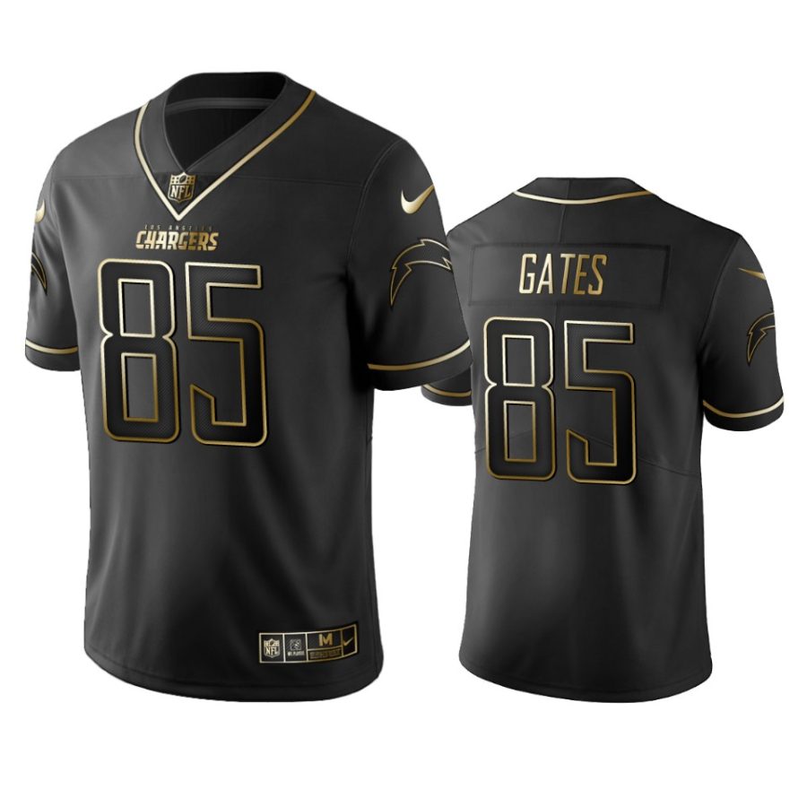 antonio gates chargers black golden edition jersey