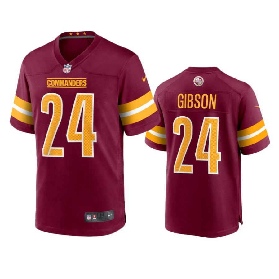 antonio gibson commanders burgundy game jersey