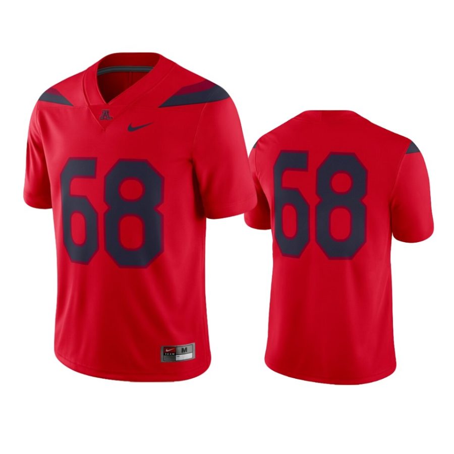 arizona wildcats 68 red game jersey