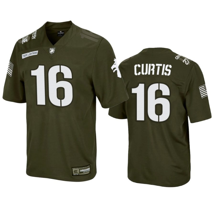 army black knights alijah curtis green replica rivalry football jersey