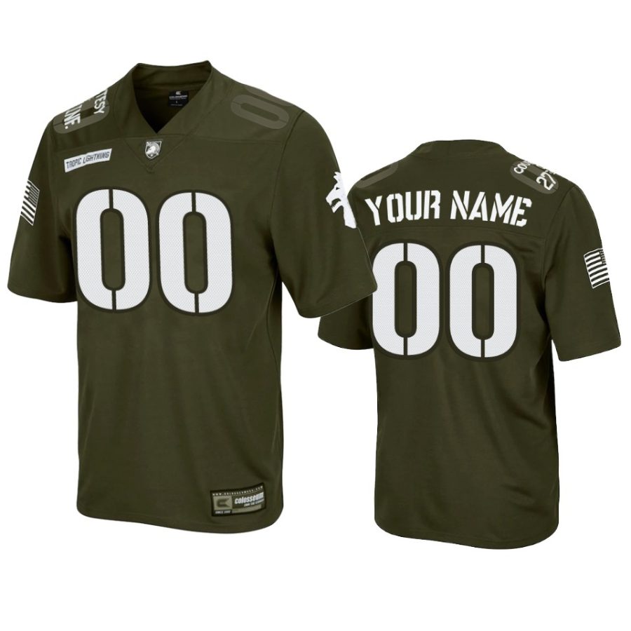 army black knights custom olive rivalry replica jersey