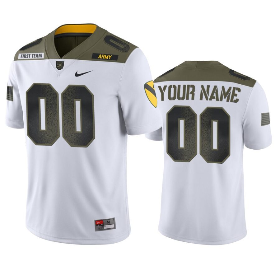 army black knights custom white 1st cavalry division limited edition jersey