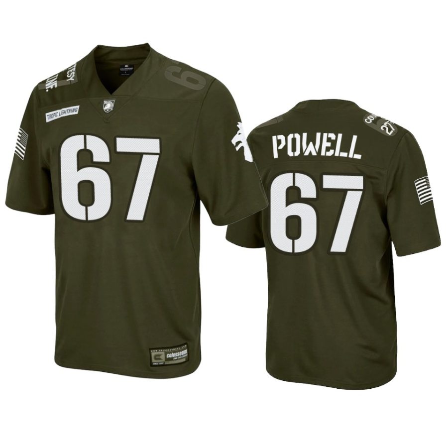 army black knights dean powell green replica rivalry football jersey