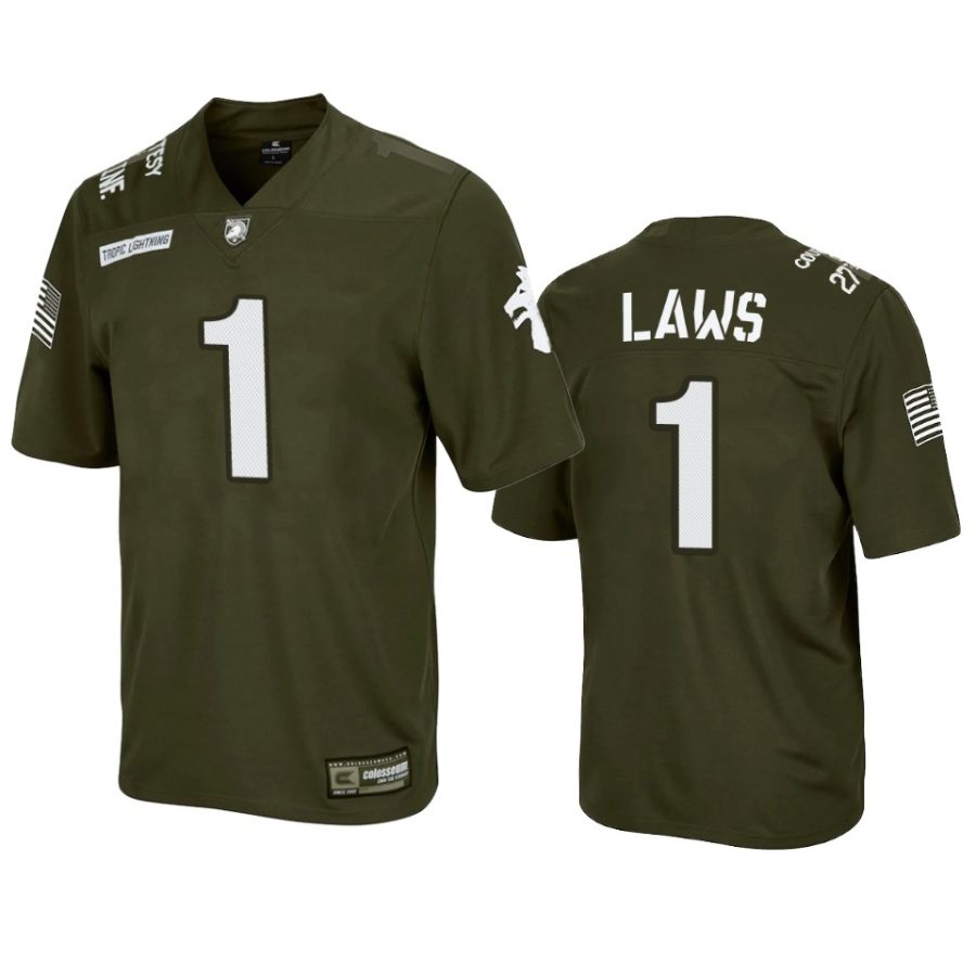 army black knights jabari laws green replica rivalry football jersey