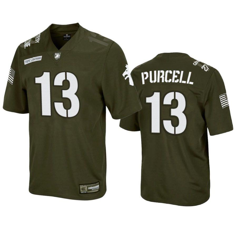 army black knights roman purcell green replica rivalry football jersey