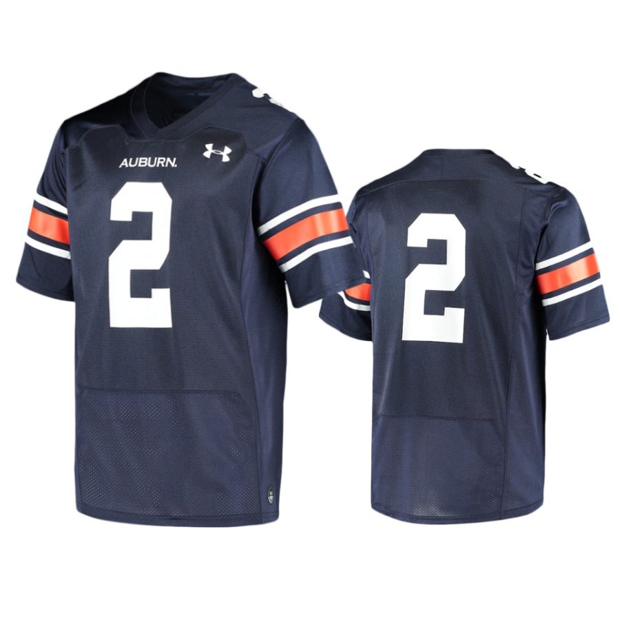 auburn tigers 2 navy replica jersey