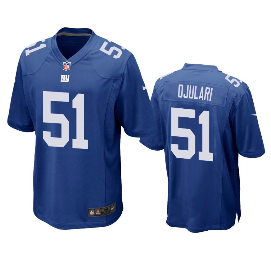 azeez ojulari giants royal game jersey