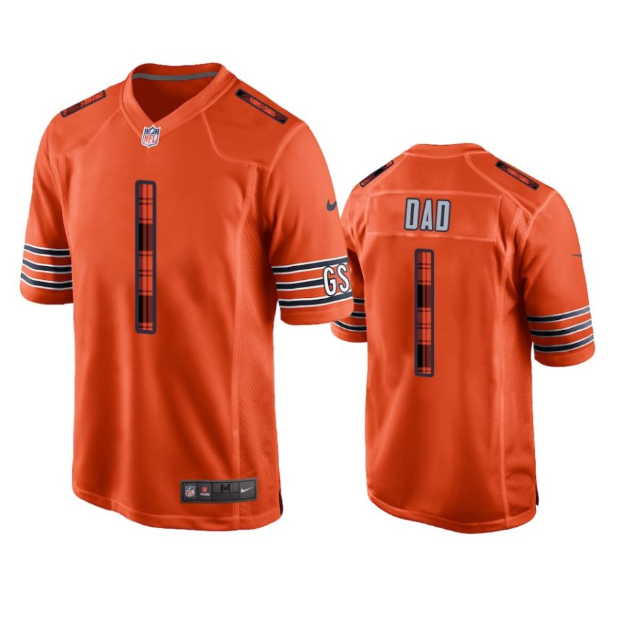 bears 2022 fathers day orange gift jersey