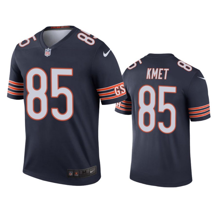 bears cole kmet navy legend jersey