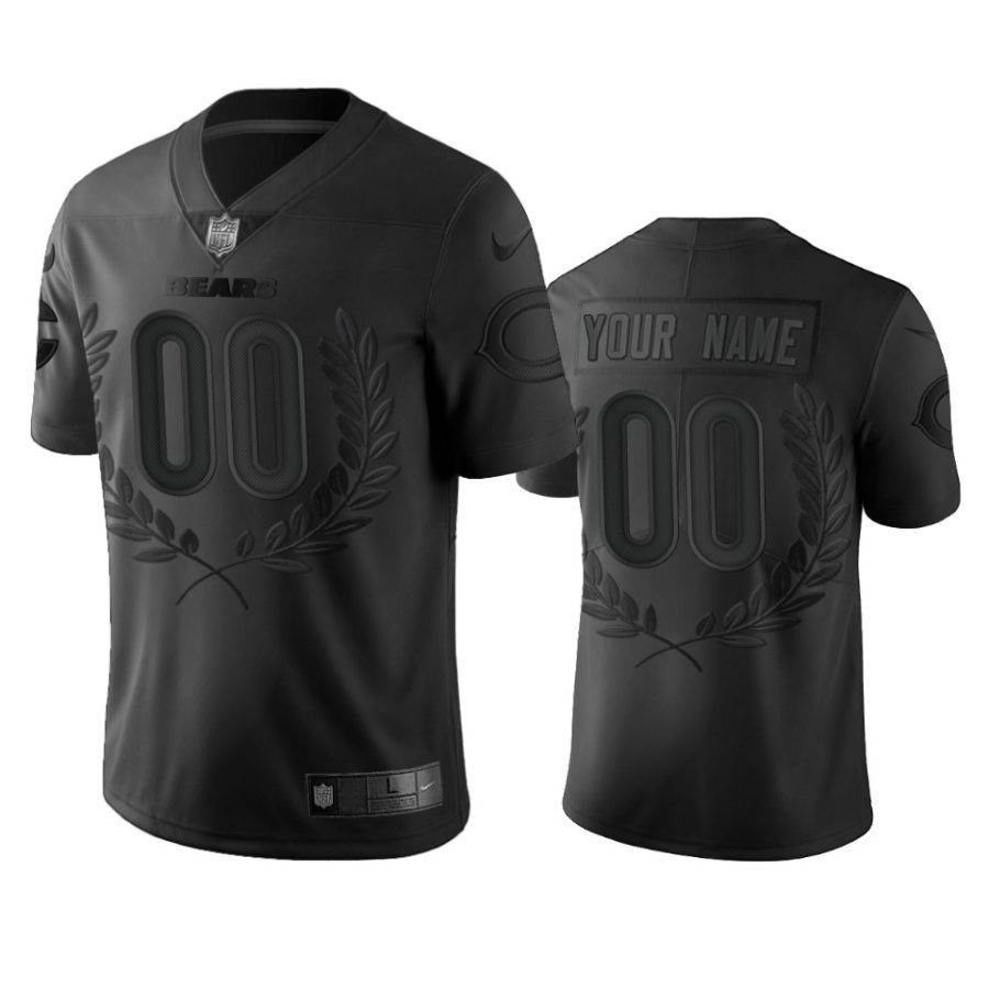 bears custom black limited jersey