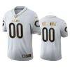 bears custom white golden edition 100th season jersey