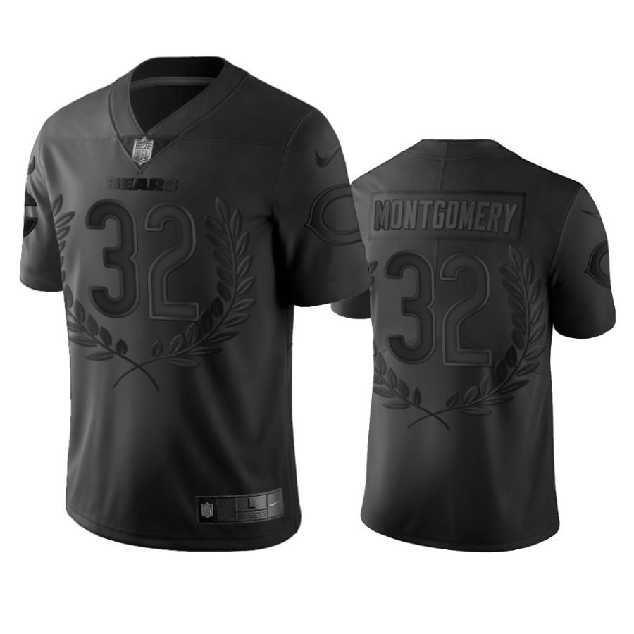 bears david montgomery black limited jersey