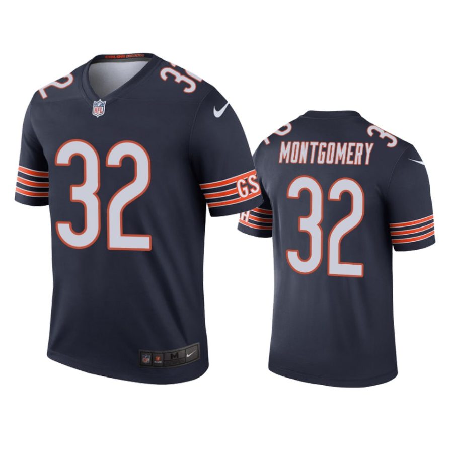 bears david montgomery navy legend jersey