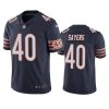 bears gale sayers navy vapor jersey