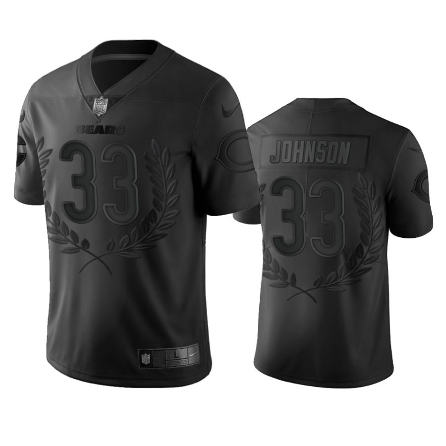 bears jaylon johnson black limited jersey