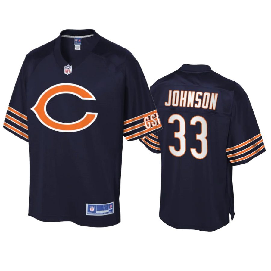 bears jaylon johnson pro line navy icon jersey