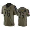 bears teven jenkins olive limited 2021 salute to service jersey
