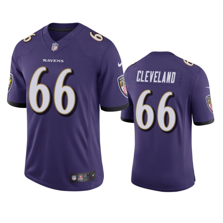 ben cleveland ravens purple vapor jersey