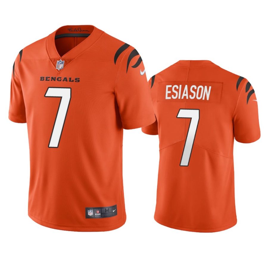 bengals boomer esiason orange 2021 vapor limited jersey