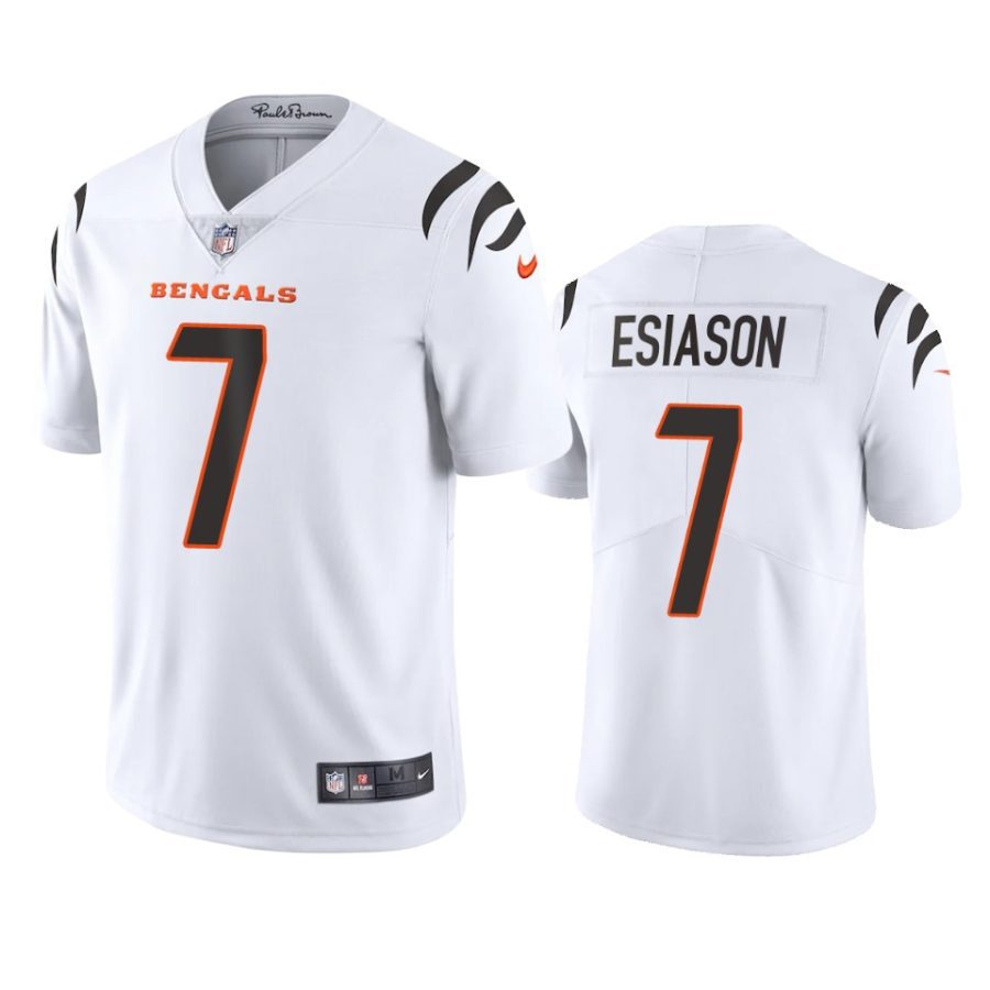 bengals boomer esiason white 2021 vapor limited jersey