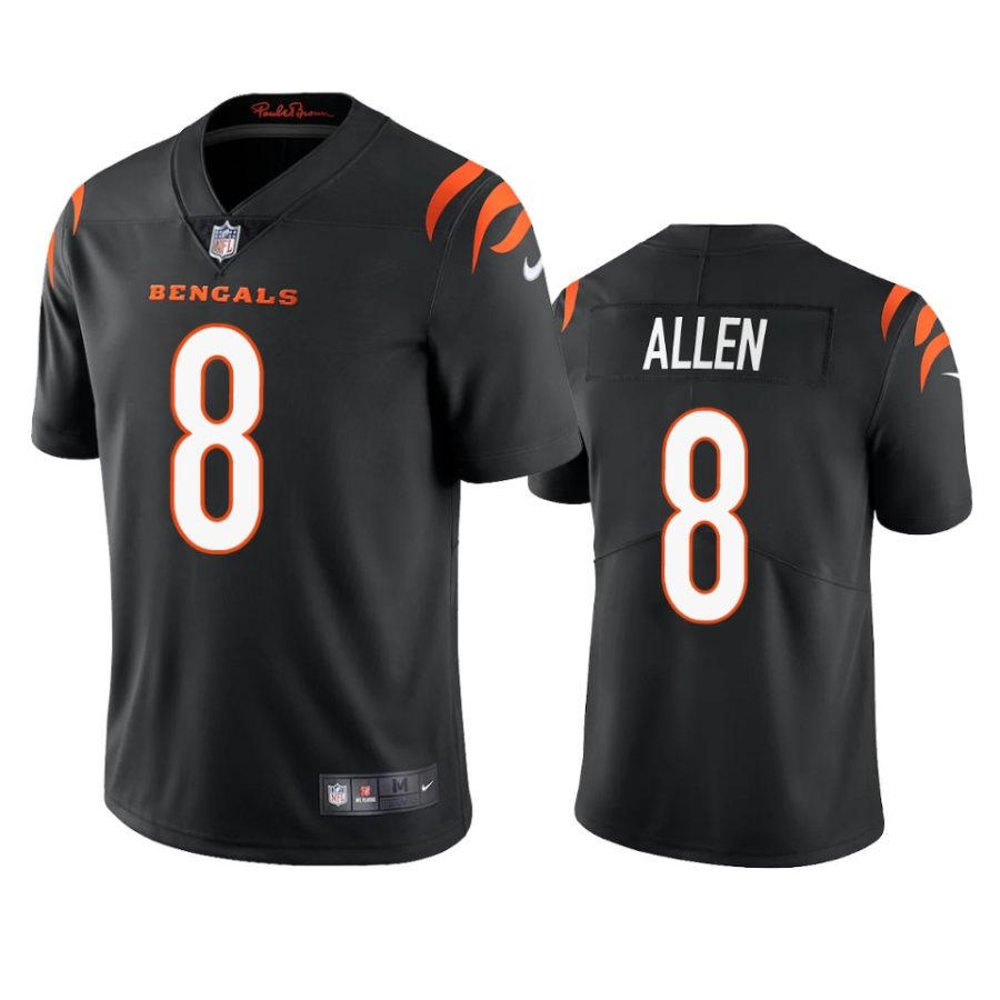 bengals brandon allen black 2021 vapor limited jersey