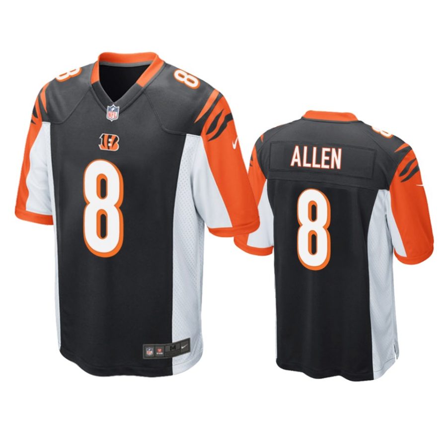 bengals brandon allen black game jersey