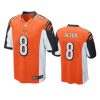 bengals brandon allen orange game jersey