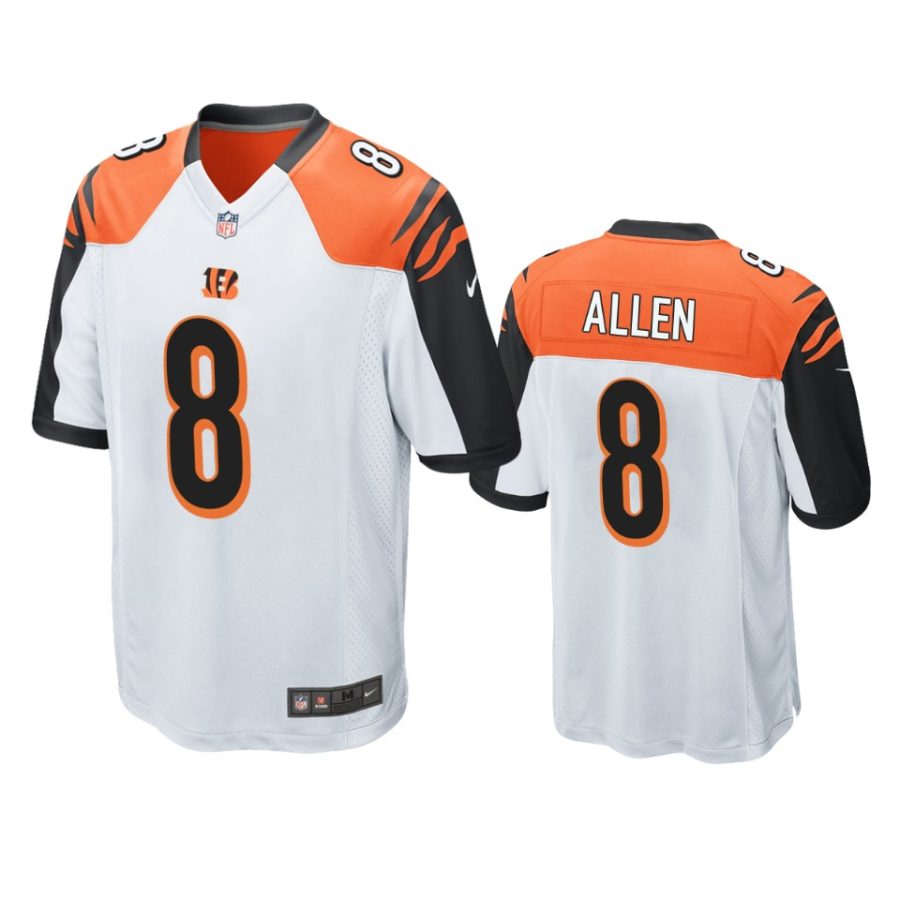 bengals brandon allen white game jersey