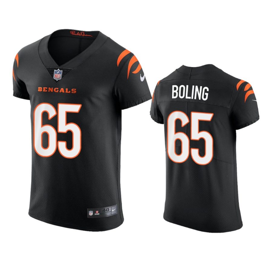 bengals clint boling black 2021 vapor elite jersey