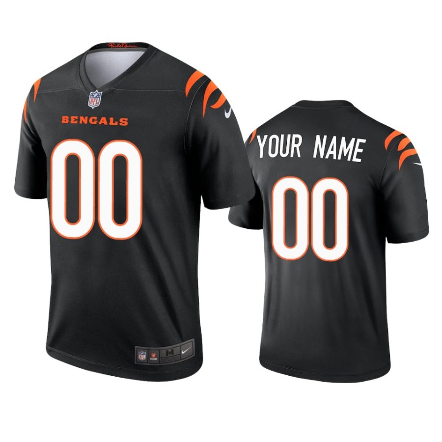 bengals custom black 2021 legend jersey